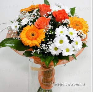 Букет "Маскарад"  — Букети квітів купити з доставкою в KievFlower.  Артикул: 1236