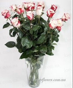 Букет роз "Необыкновенная" — Букеты цветов заказать с доставкой в KievFlower.  Артикул: 0617