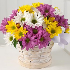 Корзинка "Милая улыбка" — Букеты цветов заказать с доставкой в KievFlower.  Артикул: 0686