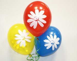 Кульки "Ромашки" — Гелієві кульки купити з доставкою в KievFlower. Артикул: 170902