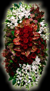 Funeral wreath - order funeral bouquets with delivery on KievFlower.