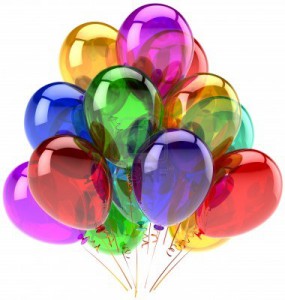 metallic balloons - order gifts with delivery on KievFlower.