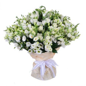 Bouquet 51 white eustoma — KievFlower - flowers to Kiev & Ukraine 