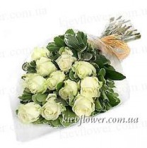 Bouquet of 15 Roses "With Love"