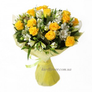 Букет "Барселона" — Букети квітів купити з доставкою в KievFlower.  Артикул: 101560