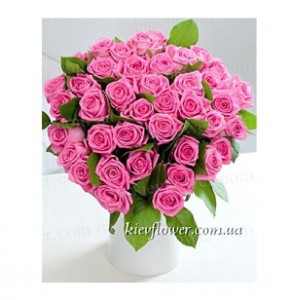Букет з троянд "Мері" — Букети квітів купити з доставкою в KievFlower.  Артикул: 0915