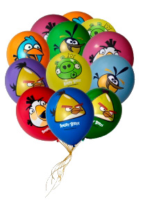 Шарики Angry Birds — Гелиевые шарики заказать с доставкой в KievFlower.  Артикул: 786445