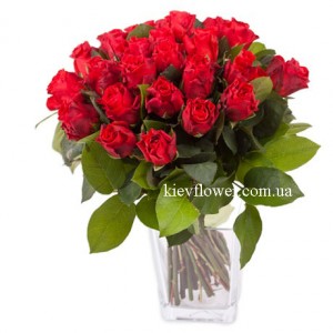 Букет роз "Эль Торо" — Букеты цветов заказать с доставкой в KievFlower.  Артикул: 85645