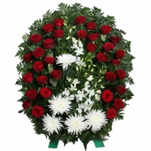 Ritual wreath \"Sorrow\" - order funeral bouquets with delivery on KievFlower.