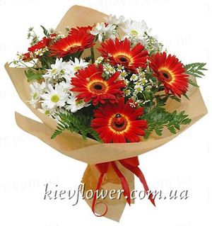 Букет "Европейский" — Букеты цветов заказать с доставкой в KievFlower.  Артикул: 1225
