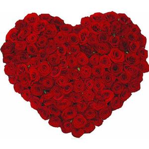 Сердце из роз - в День Влюбленных. — Букеты цветов заказать с доставкой в KievFlower.  Артикул: 0813