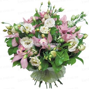 Букет "Я думаю про тебе.." — Букети квітів купити з доставкою в KievFlower.  Артикул: 0509