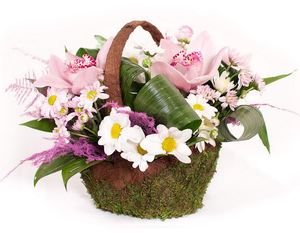 Forest basket - Order bouquets of flowers with delivery on KievFlower. Reference: 0881