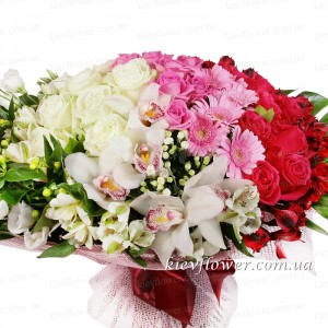 Букет "Мерилін" — Букети квітів купити з доставкою в KievFlower.  Артикул: 0624