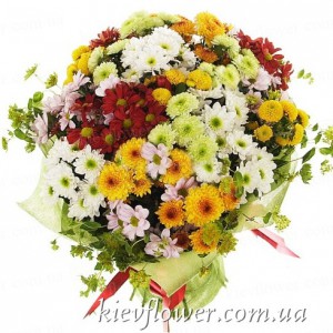 Букет "Краски осени" — Букеты цветов заказать с доставкой в KievFlower.  Артикул: 0557