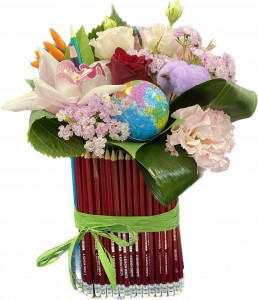 Bouquet with pncils — KievFlower - flowers to Kiev & Ukraine 