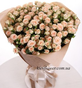 Кустовая роза "Натали" — Розы заказать с доставкой в KievFlower.  Артикул: 526298