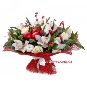 Букет "Спешу поздравить"  — KievFlower - flowers to Kiev & Ukraine 
