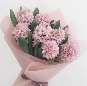 Букет розовых гиацинтов — Kievflower - Доставка цветов