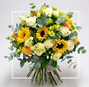 Bouquet "Sunny Harmony" - a bright and elegant choice for any occasion