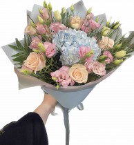 Bouquet with hydrangea