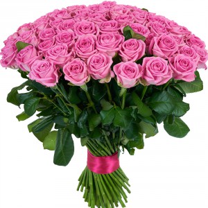 Букет 51 Розовая Роза — Kievflower - Доставка цветов