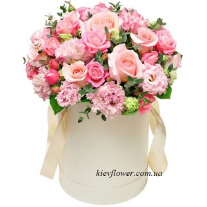 Шляпная коробка "Патриция" — Kievflower - Доставка цветов