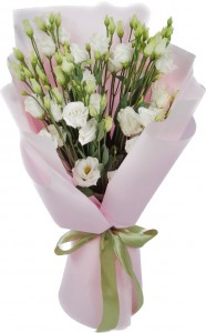 Bouquet of 5 White Eustomas — KievFlower - flowers to Kiev & Ukraine 