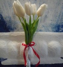 5 тюльпанів — Букети квітів купити з доставкою в KievFlower.  Артикул: 17995