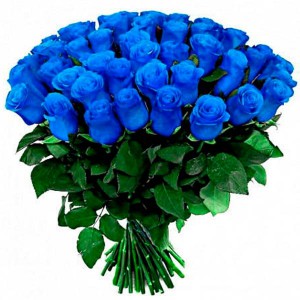 Букет 51 Синяя Роза — Kievflower - Доставка цветов