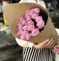 Роза розовая -  купить поштучно
