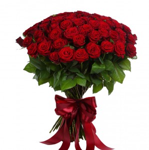 Букет 51 Красная Роза — Kievflower - Доставка цветов