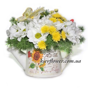Composition \"Tea for Two\" - Bouquets of flowers order with delivery in KievFlower. Reference: 6667
