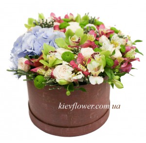 Большая шляпная коробка — Kievflower - Доставка цветов