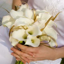 Свадебный букет невесты - каллы