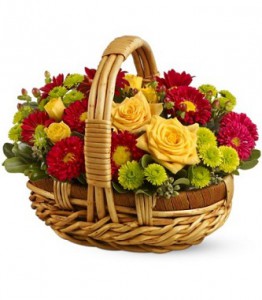 Корзинка "Наша Осень" — Букеты цветов заказать с доставкой в KievFlower.  Артикул: 0629