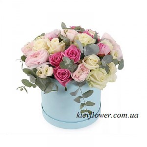 Шляпная коробка "Яна" — Kievflower - Доставка цветов
