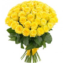 Букет 51 Желтая Роза