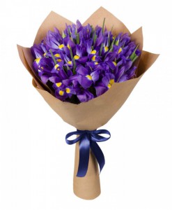 Bouquet of 25 irises — KievFlower - flowers to Kiev & Ukraine 