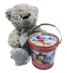 Bear + candy for Masha - order gifts with delivery on KievFlower.
