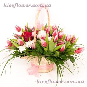 Весняний рай — Букети квітів купити з доставкою в KievFlower.  Артикул: 1272