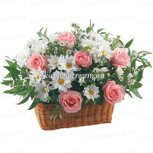 Basket "Good Morning, honey!" - Order bouquets of flowers with delivery on KievFlower, Reference: 0506