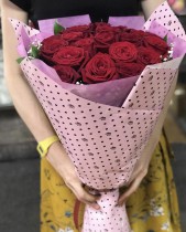 Акція- Букет червоних троянд "Стріла Амура" 
