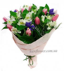 Spring flowers - Order bouquets of flowers with delivery on KievFlower.